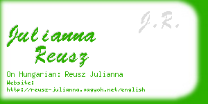 julianna reusz business card